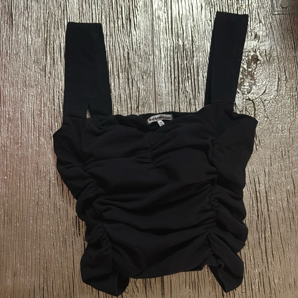 Reformation xs top short cotton